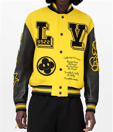 yellow louis vuitton varsity jacket|Louis Vuitton varsity jacket women.